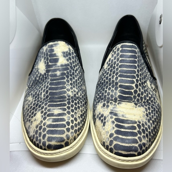 Cole Haan womens slip on Bowie light blue snakeskin shoes 7.5 slip on sneaker‍‍ - Picture 14 of 14